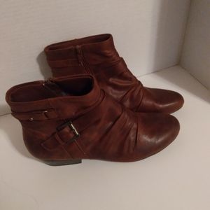 YUU brown Valeretta ankle boots